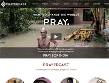 Tablet Screenshot of prayercast.com